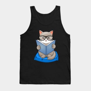 read cat Tank Top